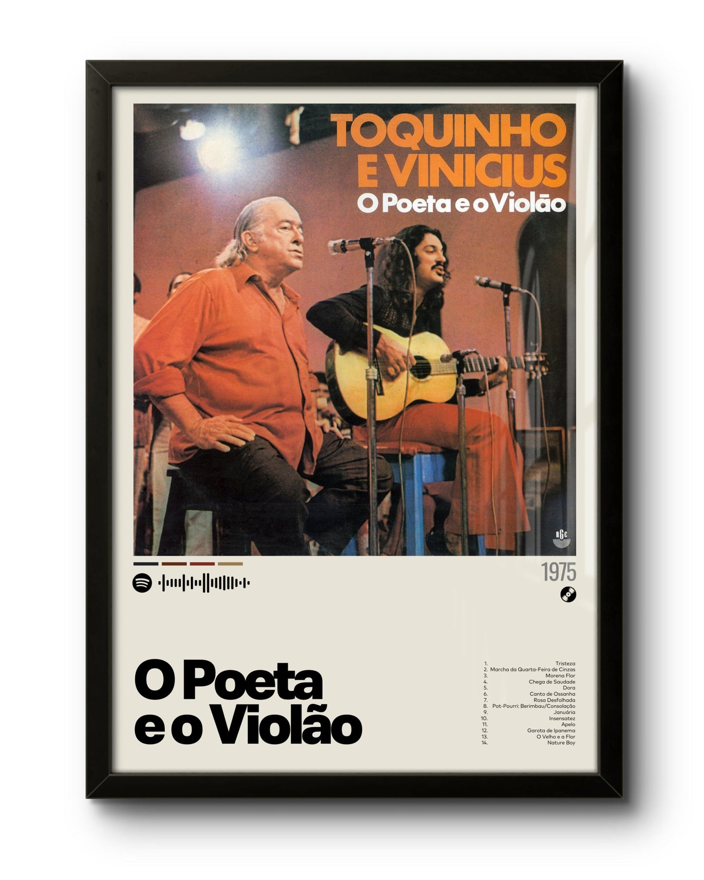 O Poeta e o Violão (1975) por Toquinho e Vinícius de Moraes