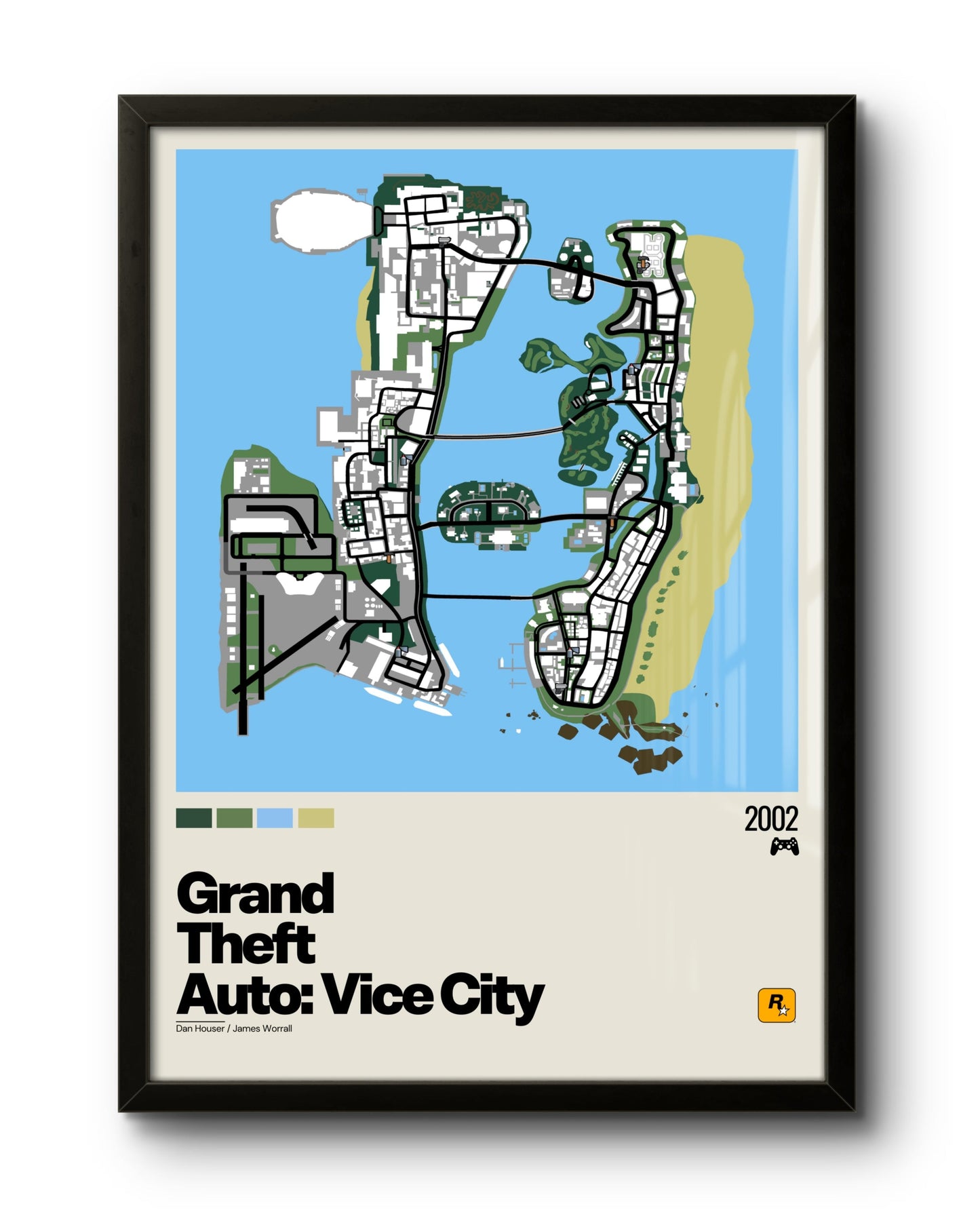 Mapa Grand Theft Auto: Vice City (GTA: Vice City)