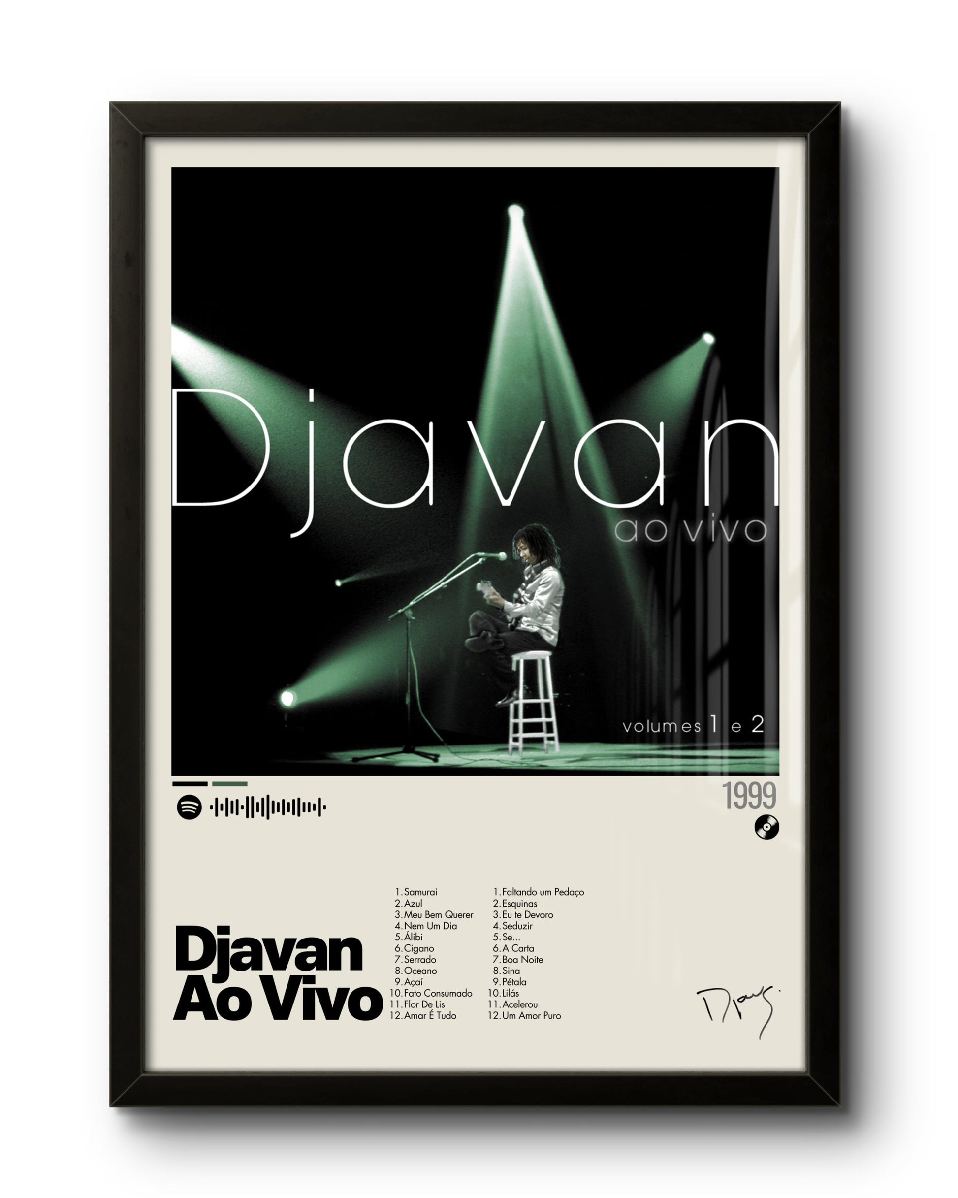 Djavan Ao Vivo (1999) por Djavan