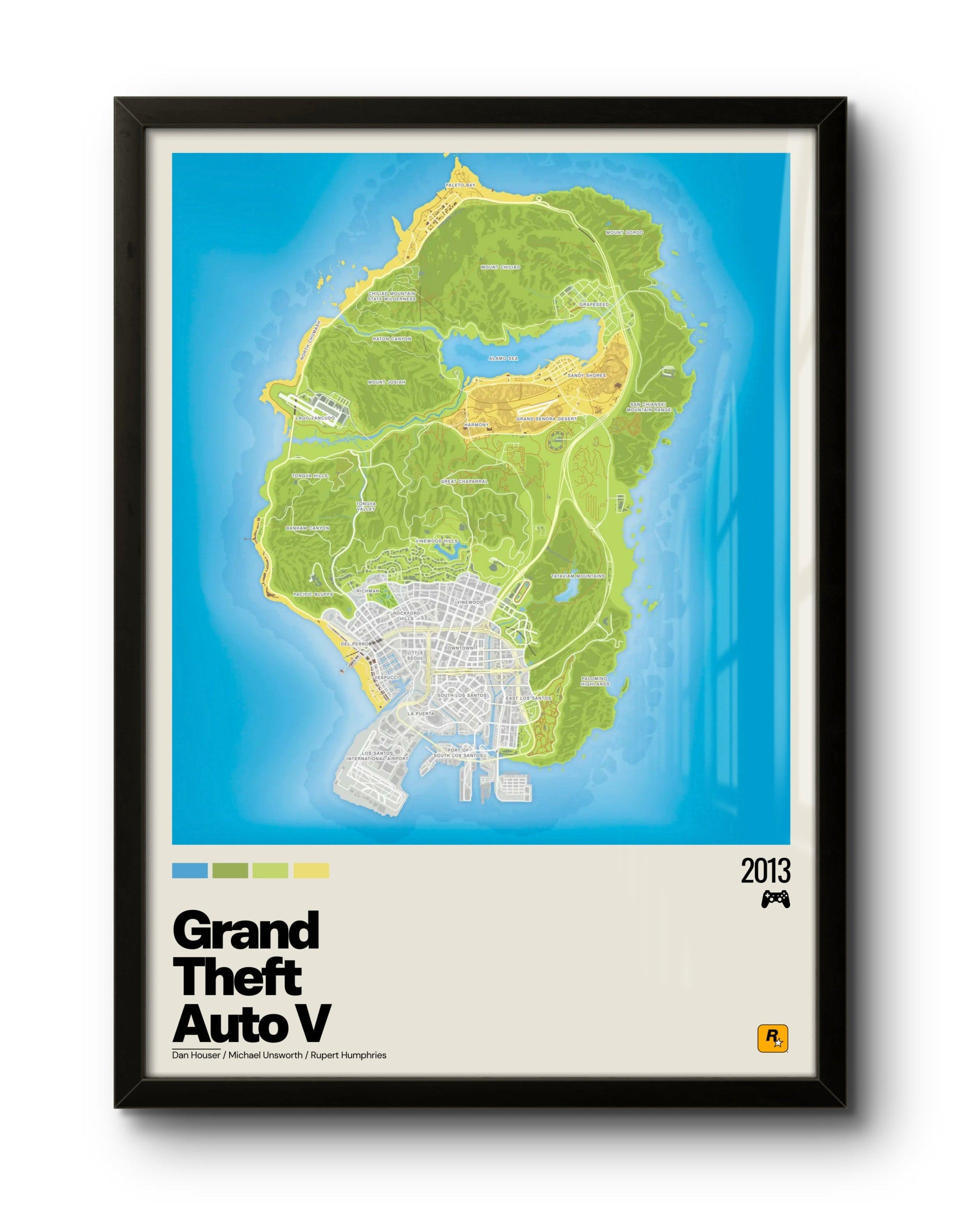 Mapa Grand Theft Auto V (GTA V)
